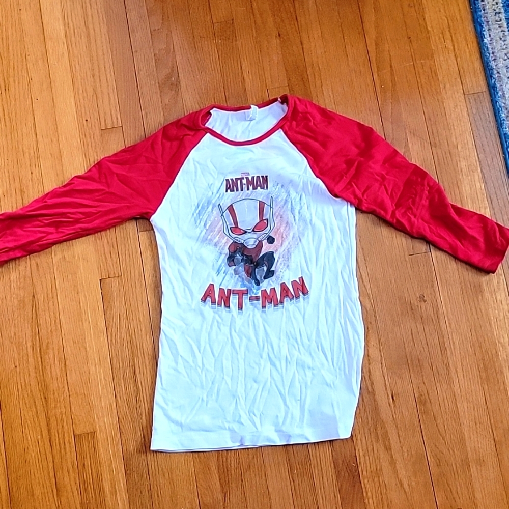 Ant Man 3/4 Sleeve Raglan Shirt (Junior Fit)